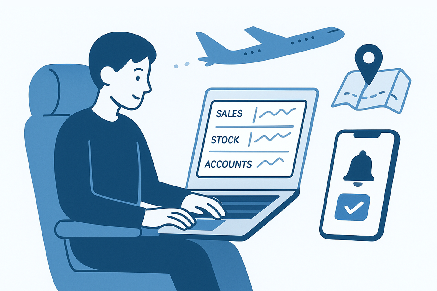 বিজনেস ট্যুরে থাকলেও থাকুন নিশ্চিন্ত